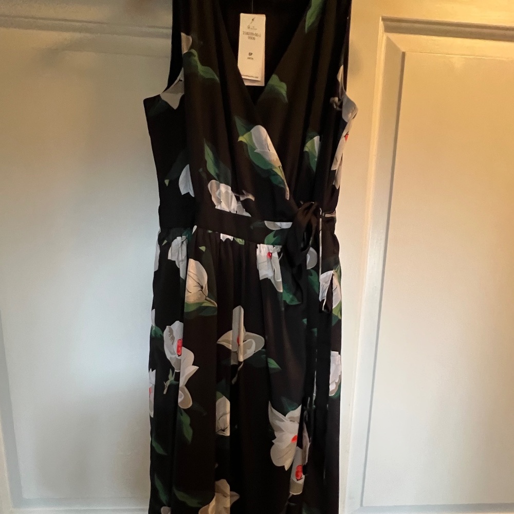 Brand New Banana Republic Floral Dress Size 6 P with Pockets